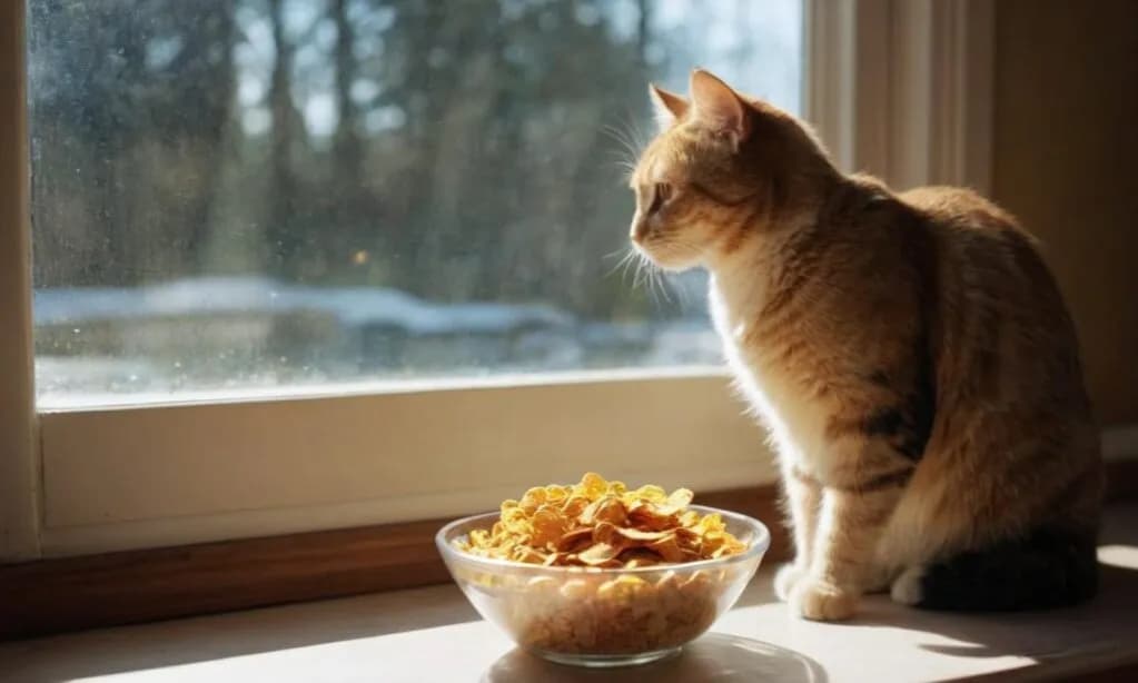 Czy koty mogą jeść chrupki kukurydziane? Sprawdź, co musisz wiedzieć